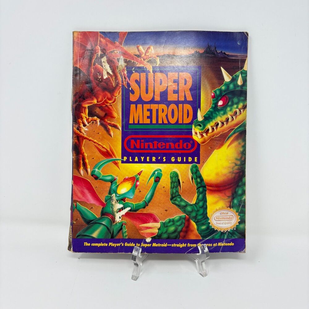 Super Metroid Official Nintendo Players Guide Super Nintendo SNES 1994 Strategy